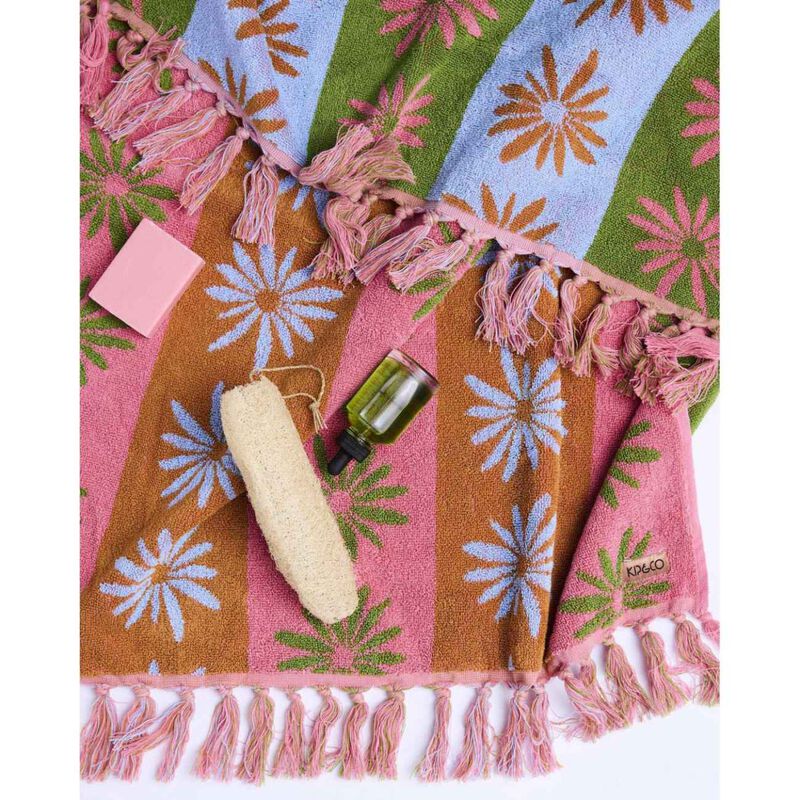 Kip&Co Little Daisy Terry Bath Sheet / Beach Towel image number 3